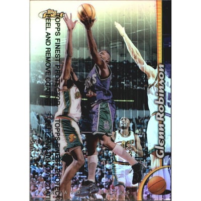 1998-99 Finest Refractors #185 Glenn Robinson