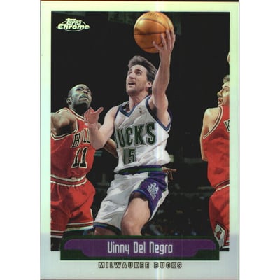 1999-00 Topps Chrome Refractors #92 Vinny Del Negro