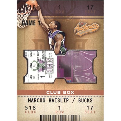 2002-03 Fleer Authentix Club #113 Marcus Haislip