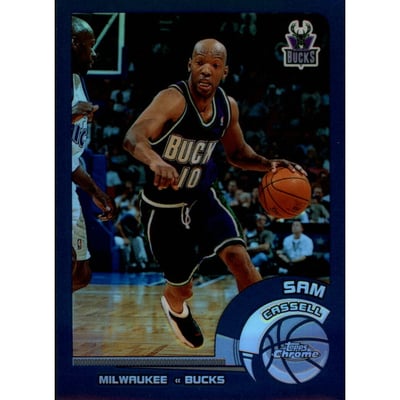 2002-03 Topps Chrome Refractors #75 Sam Cassell