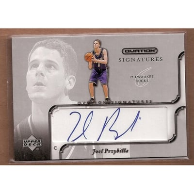 2002-03 Upper Deck Ovation Signatures #JP Joel Przybilla
