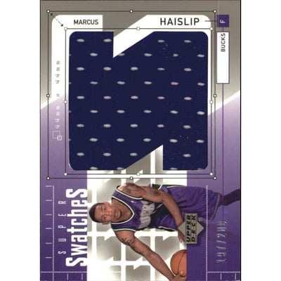 2002-03 Upper Deck Super Swatches Jerseys #MHS Marcus Haislip