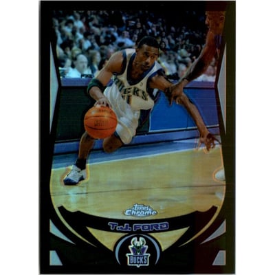 2004-05 Topps Chrome Refractors Black #46 T.J. Ford