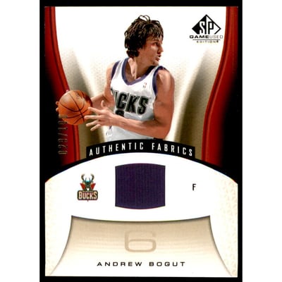 2006-07 SP Game Used Gold #151 Andrew Bogut JSY