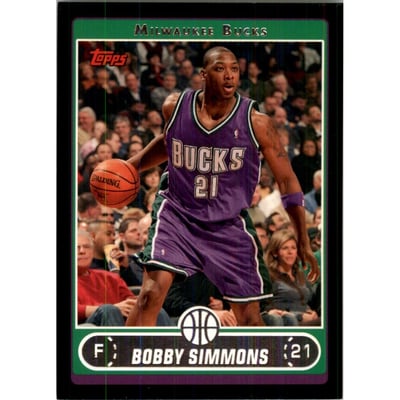 2006-07 Topps Black #62 Bobby Simmons