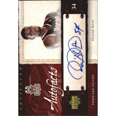 2007-08 Artifacts Autofacts #AFDN David Noel