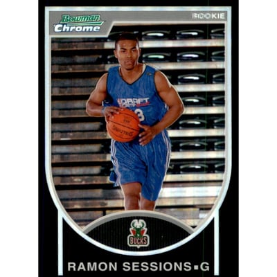 2007-08 Bowman Chrome Refractors Black #118 Ramon Sessions