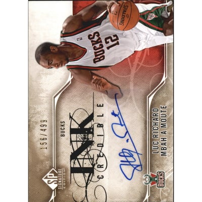 2009-10 SP Signature Edition INKcredible #ILM Luc Mbah A Moute/499