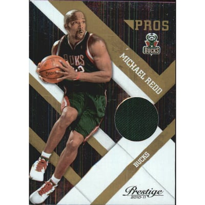 2010-11 Prestige Prestigious Pros Materials Gold #22 Michael Redd
