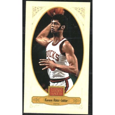 2012 Panini Golden Age Mini Crofts Candy Red Ink #131 Kareem Abdul-Jabbar