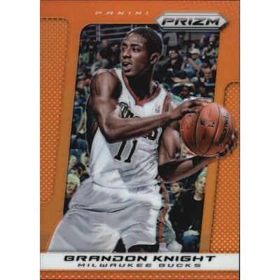 2013-14 Panini Prizm Prizms Orange #170 Brandon Knight