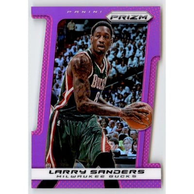 2013-14 Panini Prizm Prizms Purple Die Cut #3 Larry Sanders