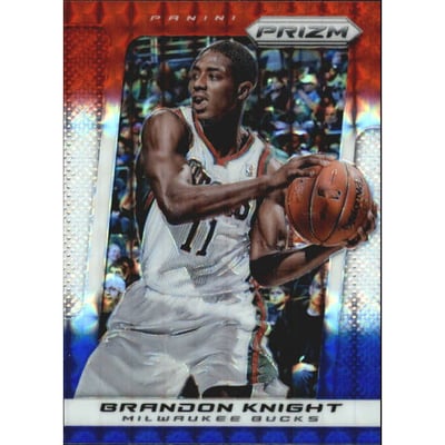 2013-14 Panini Prizm Prizms Red White and Blue Mosaic #170 Brandon Knight