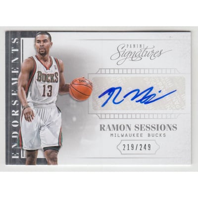 2013-14 Panini Signatures Endorsements #22 Ramon Sessions/249
