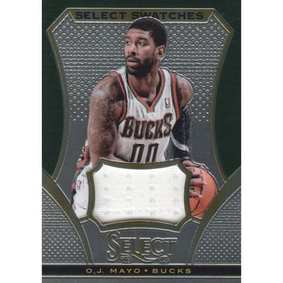 2013-14 Select Swatches #58 O.J. Mayo
