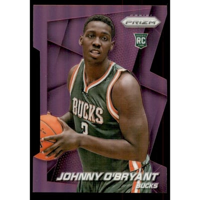 2014-15 Panini Prizm Prizms Purple Die Cut #279 Johnny O'Bryant