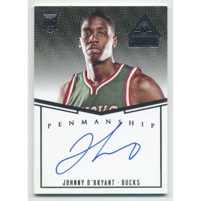 2014-15 Paramount Penmanship Rookie Autographs #37 Johnny O'Bryant