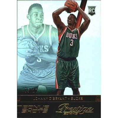 2014-15 Prestige Premium Bonus Shots Gold #191 Johnny O'Bryant