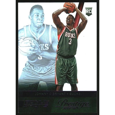 2014-15 Prestige Premium Bonus Shots Purple #191 Johnny O'Bryant
