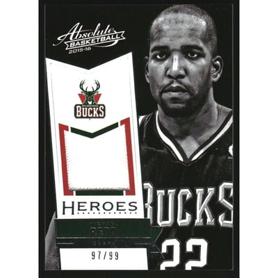 2015-16 Absolute Memorabilia Heroes Materials #19 Michael Redd