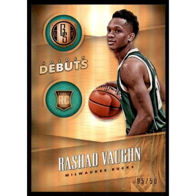 2015-16 Panini Gold Standard Golden Debuts #25 Rashad Vaughn