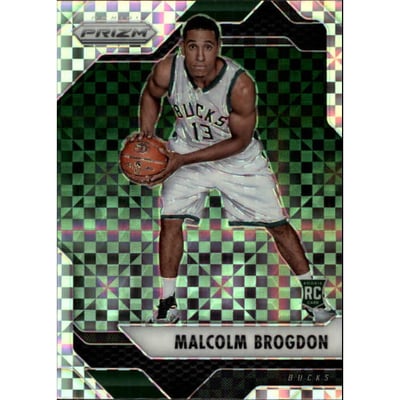 2016-17 Panini Prizm Prizms Starburst #17 Malcolm Brogdon
