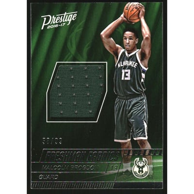 2016-17 Prestige Freshman Fabrics Jumbo #28 Malcolm Brogdon