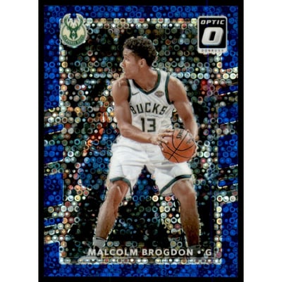 2017-18 Donruss Optic Fast Break Blue #83 Malcolm Brogdon