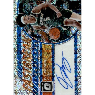 2017-18 Donruss Optic Fast Break Signatures #68 D.J. Wilson