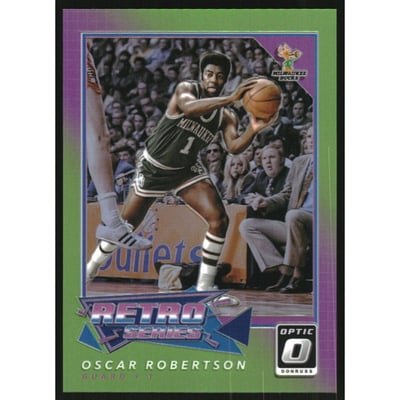 2017-18 Donruss Optic Retro Series Lime Green #17 Oscar Robertson