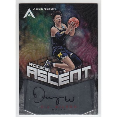 2017-18 Panini Ascension Rookie Ascent Autographs #15 D.J. Wilson