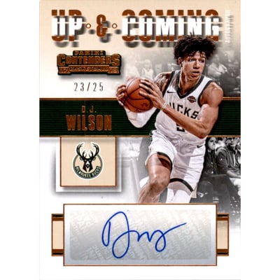2017-18 Panini Contenders Up and Coming Contenders Autographs Bronze #14 D.J. Wilson