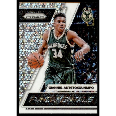 2017-18 Panini Prizm Fundamentals Prizms Fast Break #32 Giannis Antetokounmpo