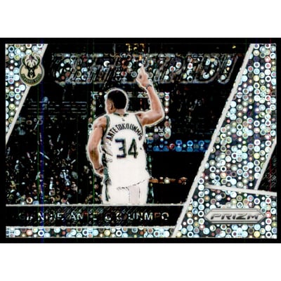 2017-18 Panini Prizm Get Hyped! Prizms Fast Break #16 Giannis Antetokounmpo