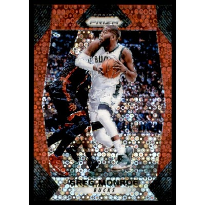 2017-18 Panini Prizm Prizms Fast Break Red #186 Greg Monroe