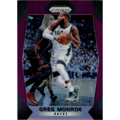 2017-18 Panini Prizm Prizms Purple #186 Greg Monroe