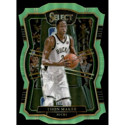2017-18 Select Prizms Die Cut Neon Green #186 Thon Maker