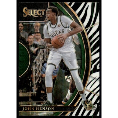 2017-18 Select Prizms Zebra #55 John Henson