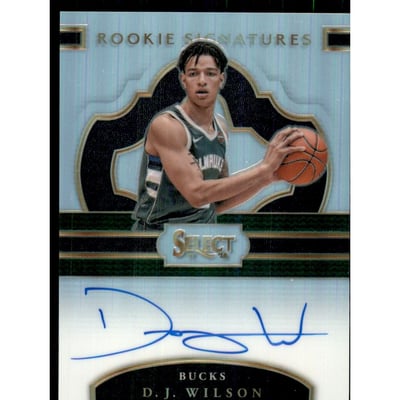 2017-18 Select Rookie Signatures #15 D.J. Wilson