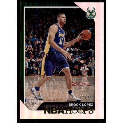 2018-19 Hoops Artist Proof #225 Brook Lopez