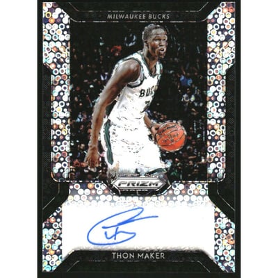 2018-19 Panini Prizm Fast Break Autographs #60 Thon Maker