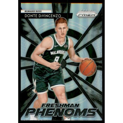 2018-19 Panini Prizm Freshman Phenoms Prizms Silver #9 Donte DiVincenzo