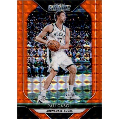 2018-19 Panini Prizm Mosaic Orange #84 Pau Gasol