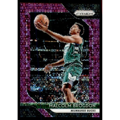 2018-19 Panini Prizm Prizms Fast Break Purple #276 Malcolm Brogdon