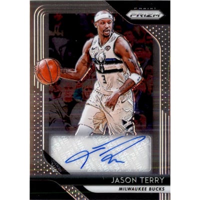 2018-19 Panini Prizm Signatures #44 Jason Terry