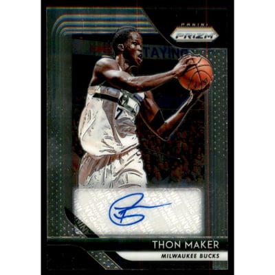 2018-19 Panini Prizm Signatures #7 Thon Maker