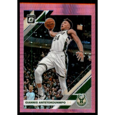 2019-20 Donruss Optic Hyper Pink #81 Giannis Antetokounmpo