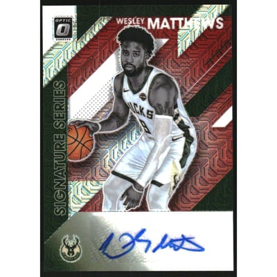 2019-20 Donruss Optic Signature Series Choice #15 Wesley Matthews