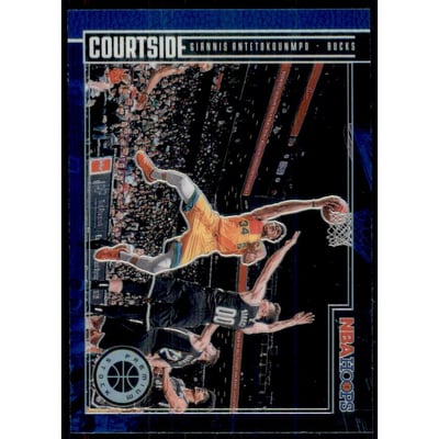 2019-20 Hoops Premium Stock Courtside Blue #11 Giannis Antetokounmpo