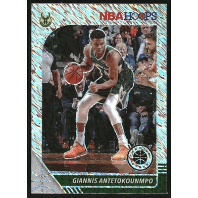 2019-20 Hoops Premium Stock Prizms Shimmer #102 Giannis Antetokounmpo